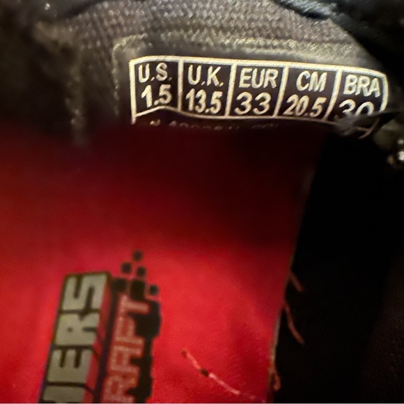 Sketchers Mega-Craft Minecraft: Street Fame size 1.5 unisex slip on sneakers - Picture 2 of 5